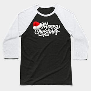 Santa Claus Hat Merry Xmas t shirt Baseball T-Shirt